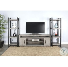 Elmcrest Gray 126" Entertainment Wall