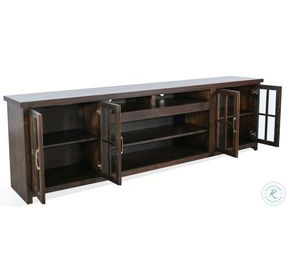 Noble Elm Dark Brown 98" Media Console