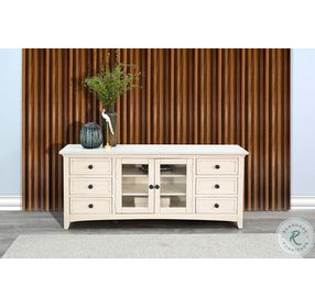 Ember Grace White 62" Media Console