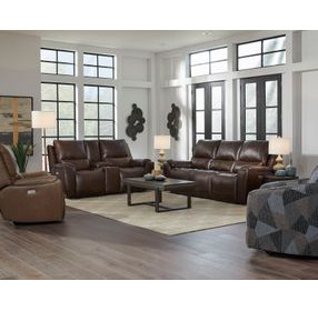 Westchester Palermo Chocolate Power Reclining 92" Sofa with Power Headrest