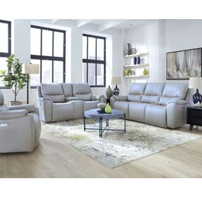 Westchester Platinum 67" Power Reclining Loveseat with USB Charging