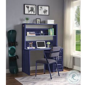 Cargo Blue Home Office Set with Hutch