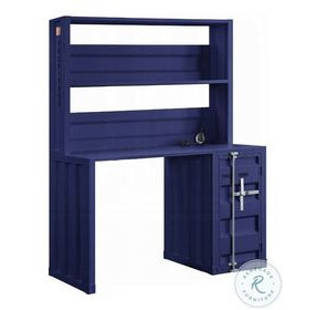 Cargo Blue Home Office Set with Hutch