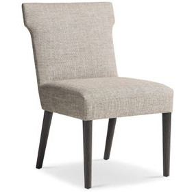 Geneve Beige Performance Fabric Upholstered Side Chair