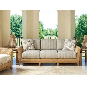 Los Altos Valley View Brown 83" Outdoor Sofa