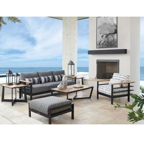 South Beach Gray Outdoor Conversation Set