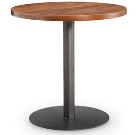 Brasea Lume and Tungsten Round Side Table