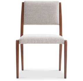 Brasea Beige Performance Fabric Upholstered Side Chair