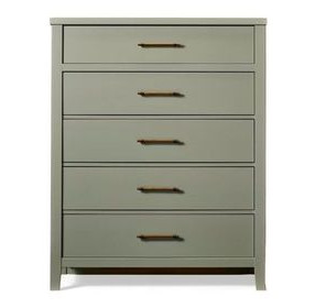 Pure Maple Sage 5 Drawer Chest
