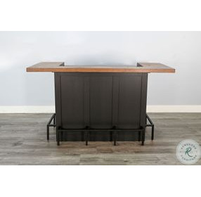 Cozy Luxe Black Front Bar