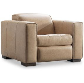 Nest Cream Leather Power Motion Chair