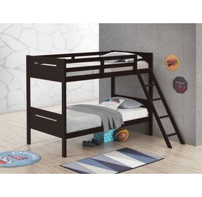 Littleton Espresso Twin Over Twin Bunk Bed