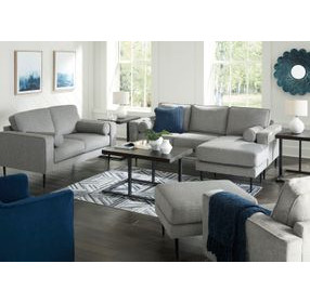 Hazela Charcoal Living Room Set