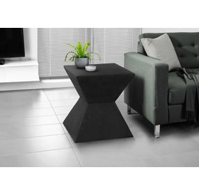 4127 Black Square Accent Table