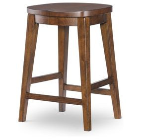 Fenmore Mocha and Distressed Cherry Counter Height Stool