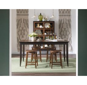 Fenmore Mocha and Distressed Cherry Counter Height Stool