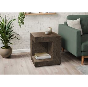 4133 Walnut Square Accent Table