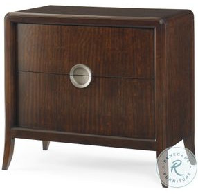 Paragon Club Brown Carew 2 Drawer Nightstand