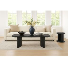 Gabrielle Black Rectangular Occassional Table Set