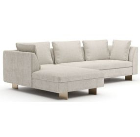 Altura Beige 2 Piece Modular LAF Chaise Sectional