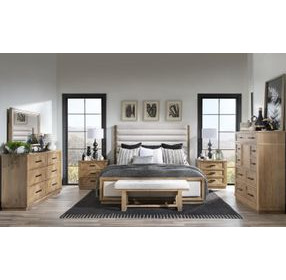 Torrance Aged Driftwood Rectangular Dresser Mirror