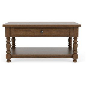 Eastlake Whiskey Oak Rectangular Occassional Table Set