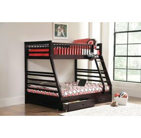 Ashton Cappuccino Twin Over Full Bunk Bed