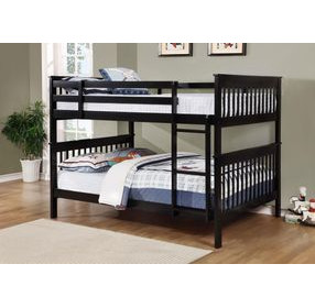 Chapman Black Full over Full Bunk Bed