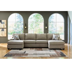 Seyler Lane Hemp 3 Piece Modular Double Chaise Sectional