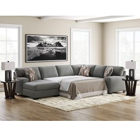 Revenna Greystone 3 Piece Modular Sleeper Sectional with LAF Chaise