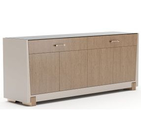 Counter Balance Cloud and Chocolate Koto 4 Door Sideboard
