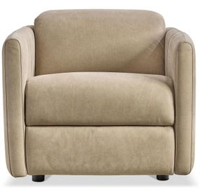 Sierra Beige Leather Power Motion Chair