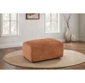 Burnett Burnt Orange Rectangular Ottoman