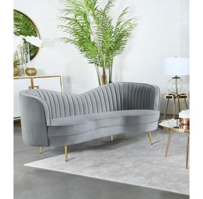 Sophia Grey Loveseat