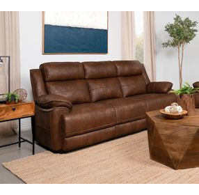 Ellington Dark Brown Padded Arm Sofa