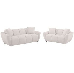 Destino Greige Living Room Set