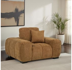 Octavia Amber Upholstered Lounge Chair
