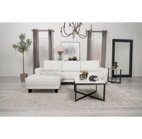 Caspian White LAF Sectional
