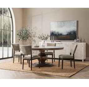 Brookside Cocoa Brown 72" Round Dining Table