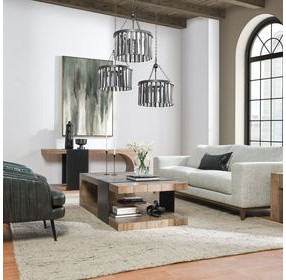 Danica Cafe Brown Rectangular Coffee Table