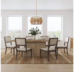 Montana Natural 84" Rectangular Dining Table