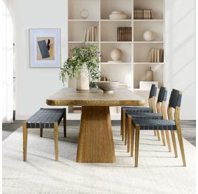 Orlando Light Brown 95" Rectangular Dining Table