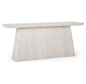Orlando Milk White Rectangular Console Table