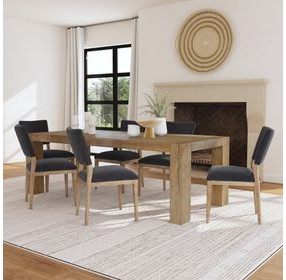 Kingston Cafe Brown 89" Rectangular Dining Table