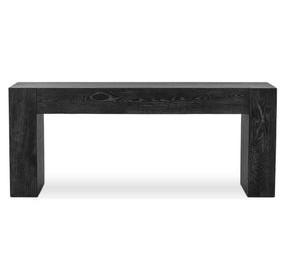Bristol Aged Black Rectangular Console Table