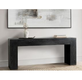 Bristol Aged Black Rectangular Console Table
