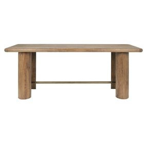 Tacoma Tawny Brown 92" Rectangular Counter Height Table