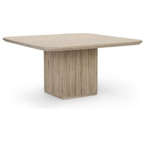 Vander Cream Washed 60" Square Dining Table