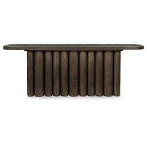 Tiber Toasted Brown Rectangular Console Table