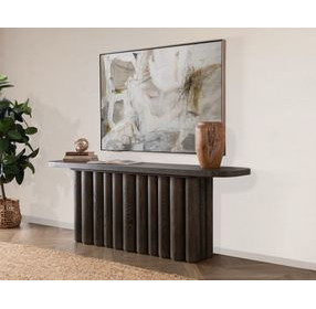 Tiber Toasted Brown Rectangular Console Table